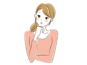 悩む乙女