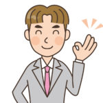 笑顔の男性