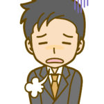 弱音を履く男性