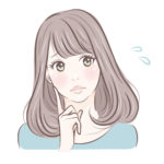 睨む女性